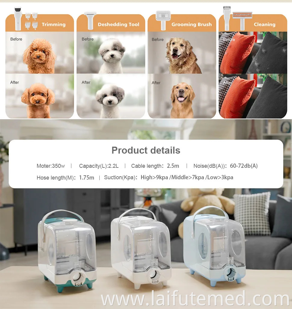 Hot Sale Pet Cat Comb Grooming Electric Vacuum Cleaner Pet Dog Vacuum Cleaner for Pet Hair